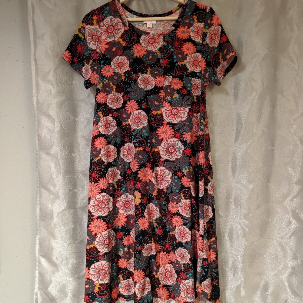 LULAROE floral t-shirt/dress